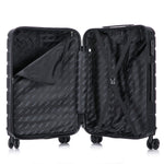 InUSA. Bipack de Maletas 51 y 71 cm Trend Negro